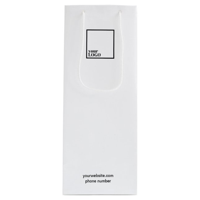 Eigene Weinbeutel mit Logo Geschenktüte Für Weinflaschen (Vorderseite)