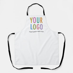 Eigene, weiße Schürze mit Logo, kein Minimum