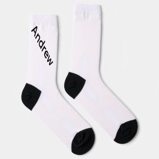 Eigene weiße Socken mit Namen - Personalisiertes G