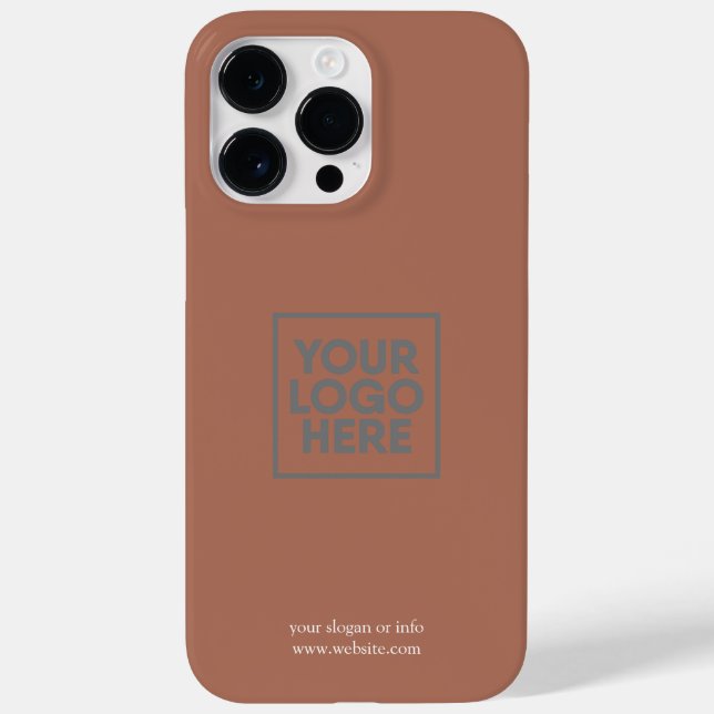 Eigene Werbeaktion - Logo, Slogan Case-Mate iPhone Hülle (Rückseite)