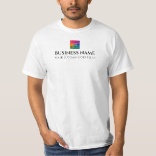 Eigene Werbemittel für Firmenlogo hinzufügen T-Shirt