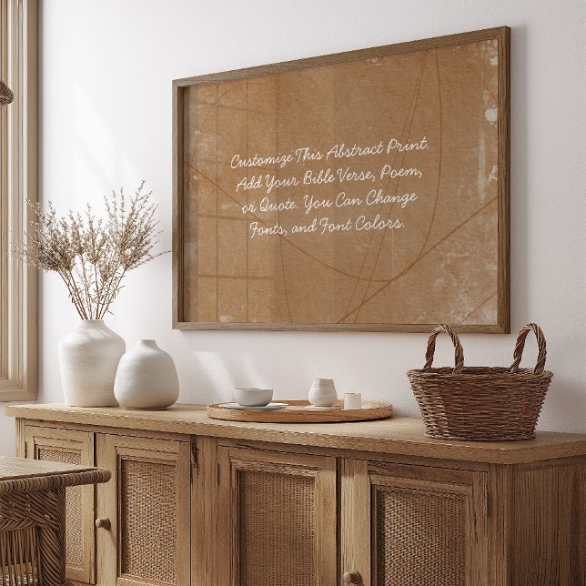 Eigene Wörter Abstrakte Kunst durch maßgeschneider Poster (Von Creator hochgeladen)