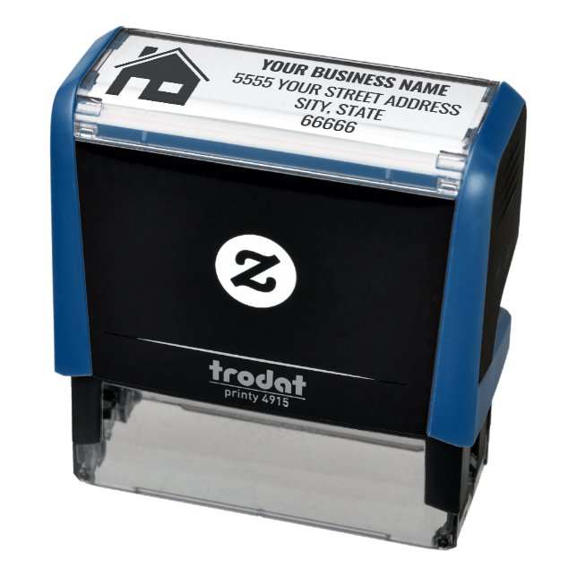 Eigene Zuhause-Logo-Adresse Selbstfarbige Briefmar Permastempel (Produkt)