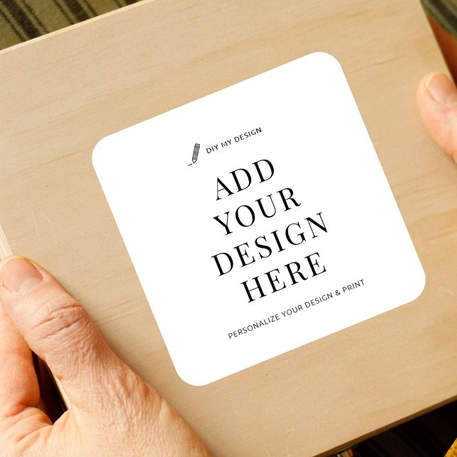 Eigener Aufkleber für den 3x3"-Aufkleber (Custom square sticker printing 3x3")