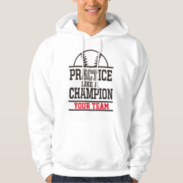 Eigener Baseball-Team-Motto-Hoodie Hoodie