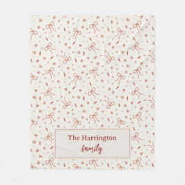 Eigener Familienname Festivcoquette Fleecedecke