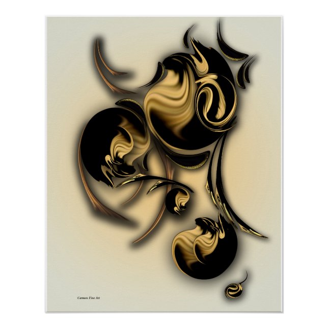 "Eigener Geist", glänzendes Poster (Vorderseite)