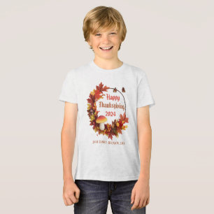 Eigener Herbst lässt glückliches Erntedankfest Tri-Blend Shirt