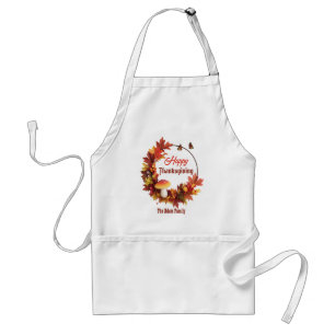 Eigener Herbst Verließ glückliche Thanksgiving-Sch Schürze