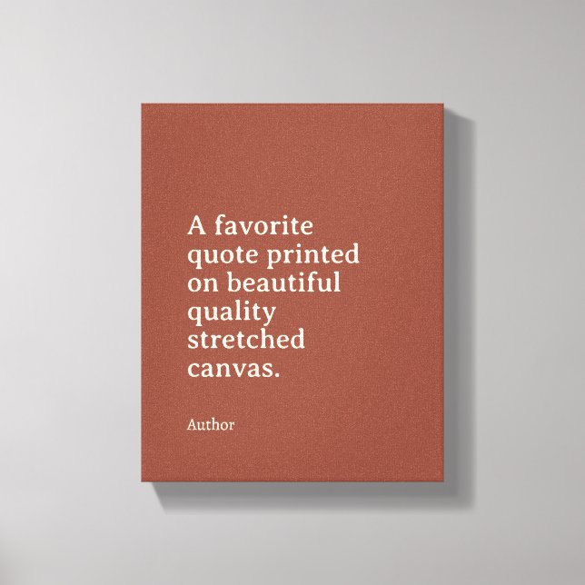 Eigener Kostenvoranschlag auf Leinwand (Vorderseite)