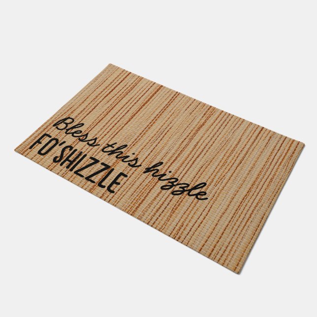 Eigener Segen dieses Hiszle für den lustigen Empfa Fußmatte (Schrägansicht)