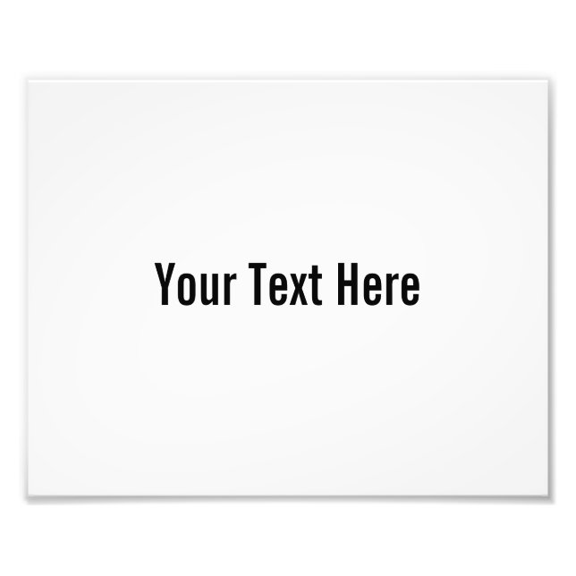 Eigener Text hier Benutzerdefiniertes Foto Drucken (Vorne)