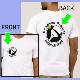 😍 Eigener Text Smashing Paddle T - Shirt