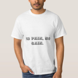 Eigener Text | Sportmotivation | und hellbraun T-Shirt