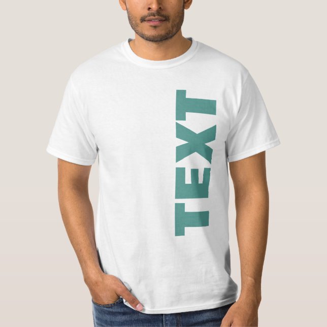 Eigener Wert für doppelseitigen Textname T-Shirt (Vorderseite)
