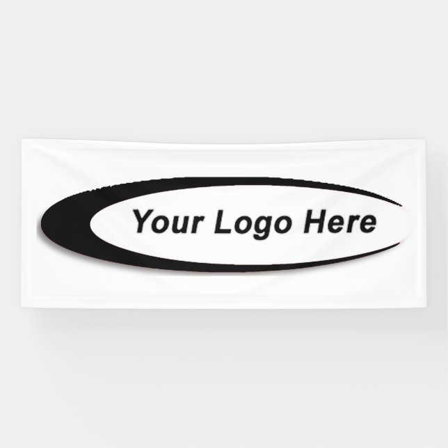 Eigenes Banner in Weiß - eigene Farbe (Horizontal)