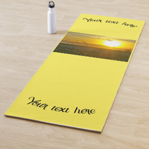 Eigenes Bild & Text auf  Yogamatte