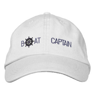 Eigenes Boot des Kapitäns Nautical Ship Wheel Bestickte Baseballkappe