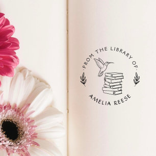 Eigenes Buch aus der Bibliothek des Kolibris Permastempel