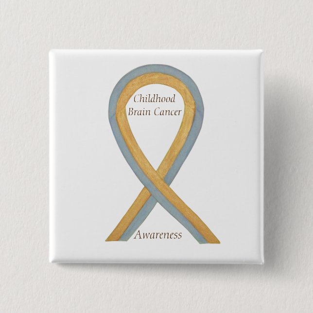 Eigenes Button zur Sensibilisierung für den Krebs  (Vorderseite)