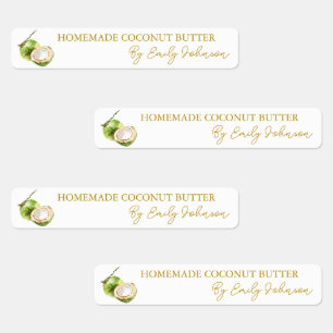 Eigenes Coconut-Butterblende-Etikett Etiketten