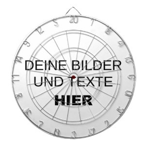 Eigenes Dartboard gestalten Dartscheibe