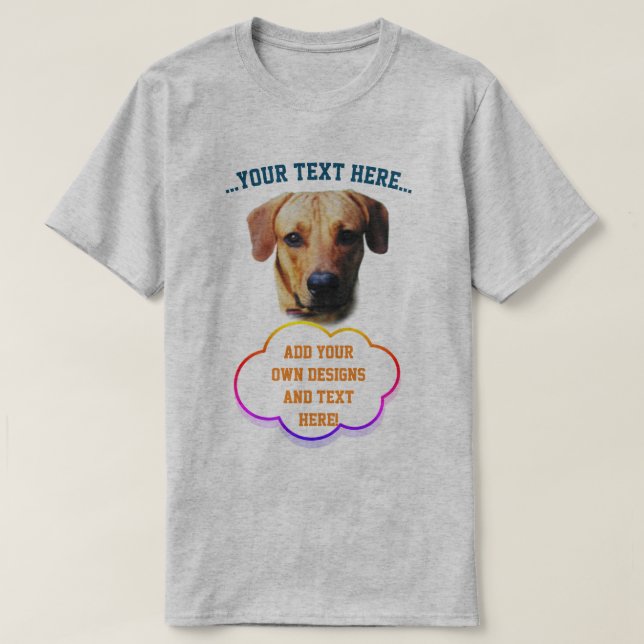 Eigenes Design auf T - Shirt drucken (Design vorne)