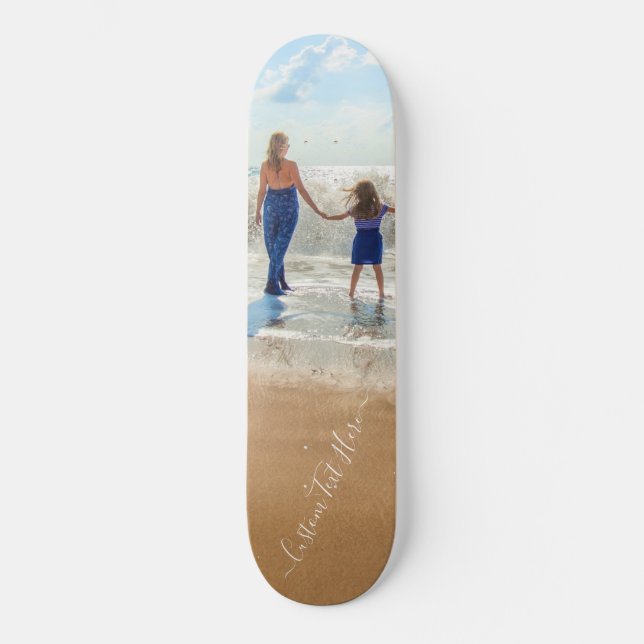 Eigenes Design Benutzerdefiniertes Foto und Text - Skateboard (Vorderseite)