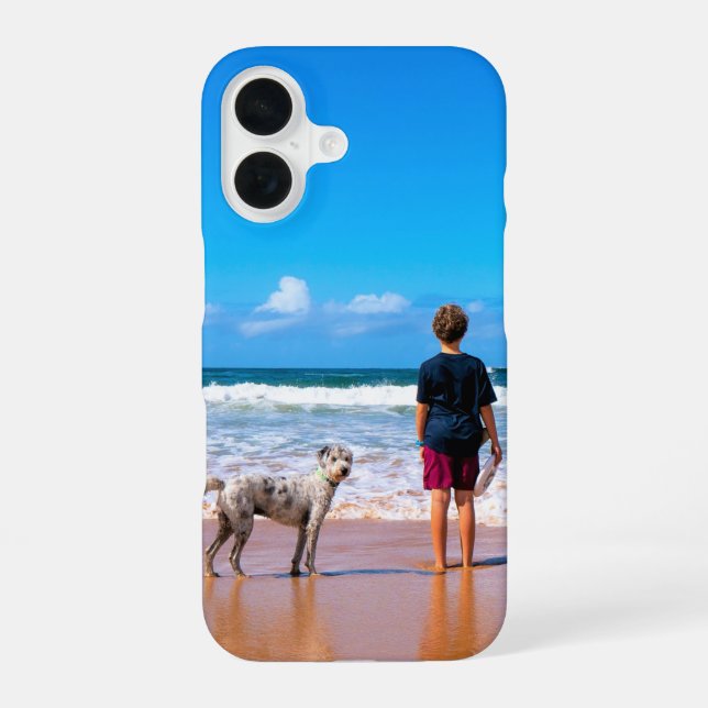 Eigenes Design für das iPhone-Foto iPhone 16 Hülle (Rückseite)