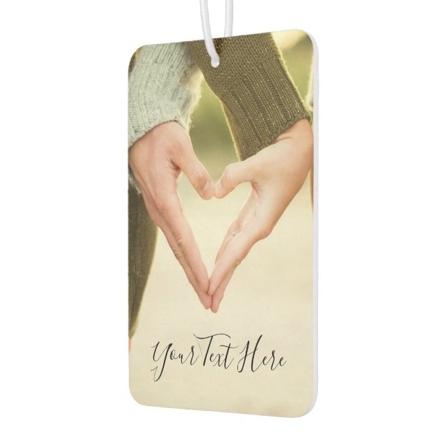 Eigenes Design für Foto-Textraum Autolufterfrischer (Links)