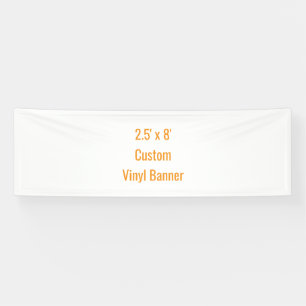 Eigenes Design hinzufügen 76 cm x 244 cm Banner