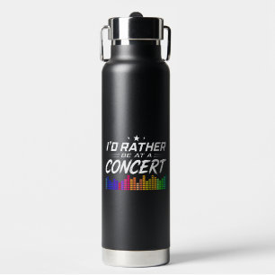 Eigenes Design: Lieber Bei Einem Konzert Funny Mus Trinkflasche