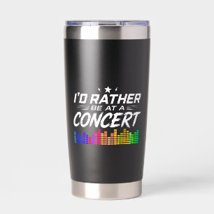 Eigenes Design: Lieber Wäre Ich Auf Einem Konzert Thermobecher