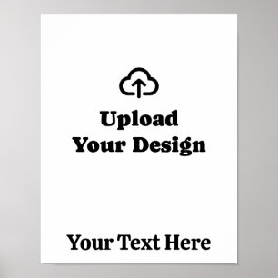 Eigenes Design mit individueller Nachricht Poster