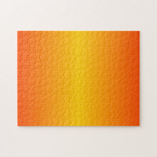 Eigenes dunkelgelbes Gelb Puzzle