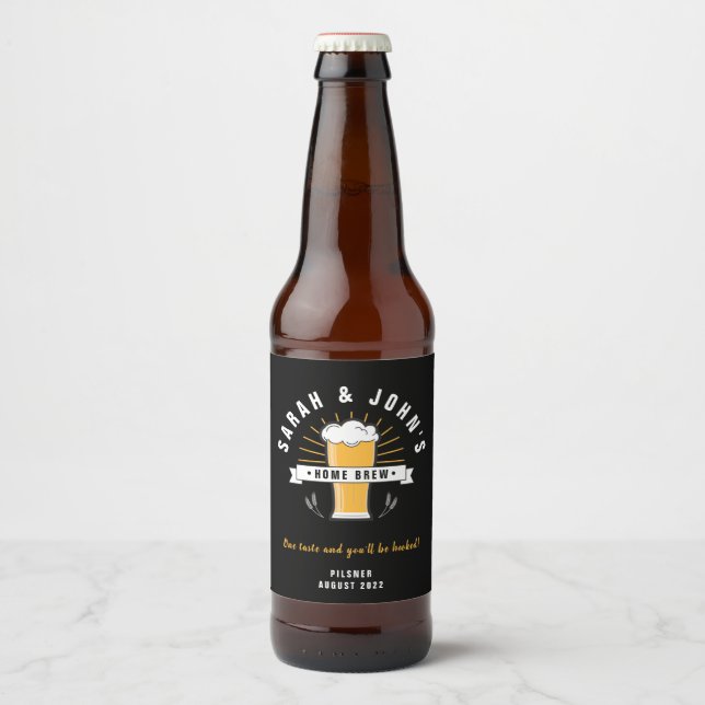 Eigenes Etikett für Bierflaschen - Bierstein auf s (Vorderseite)