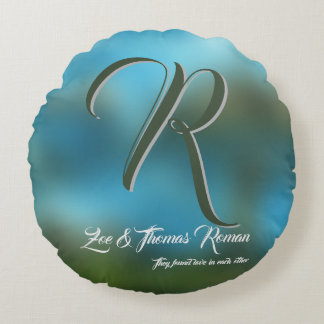 Eigenes Familiengeschenk Rundkissen Rundes Kissen