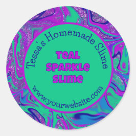 Eigenes, farbiges Cooles Label Runder Aufkleber