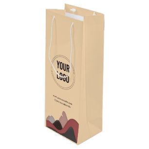 Eigenes Firmenlogo Papier Weinbeutel Keine Mindest Geschenktüte Für Weinflaschen