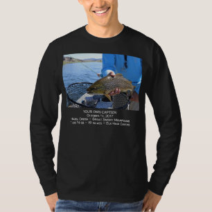 Eigenes Fischereifoto einfügen T-Shirt