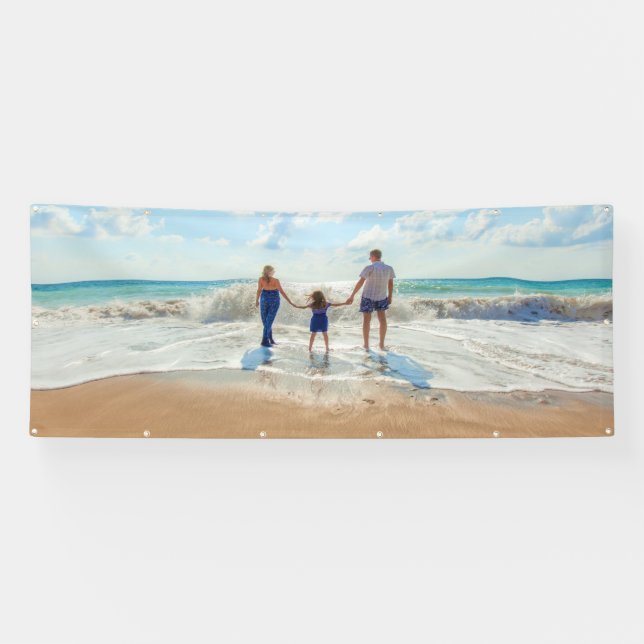 Eigenes Foto-Banner - Familie Banner (Horizontal)
