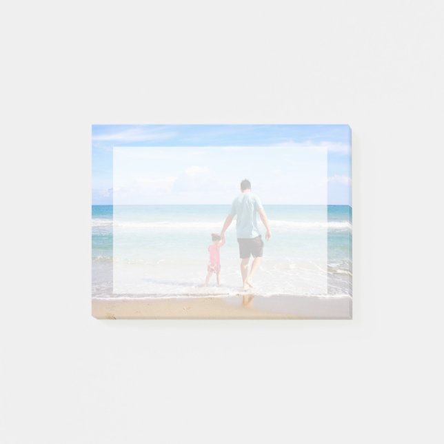 Eigenes Foto einfügen Post-it Klebezettel (Vorderseite)