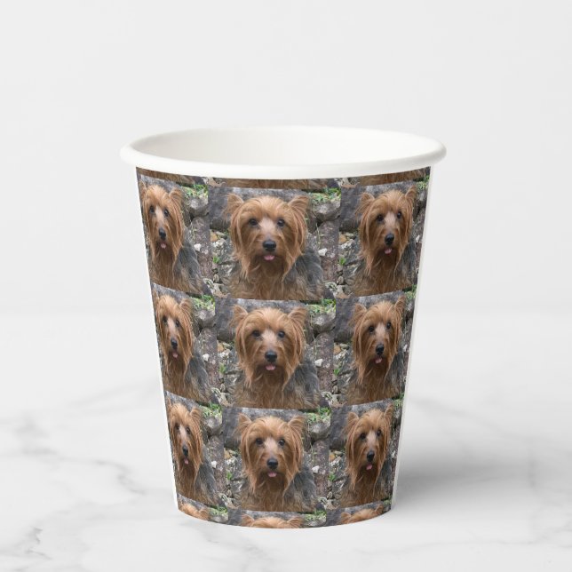 Eigenes Foto erstellen Pappbecher (Vorderseite)