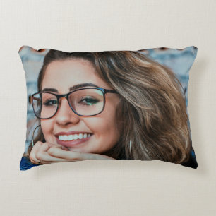 Eigenes Foto hinzufügen Doppelseitig Dekokissen