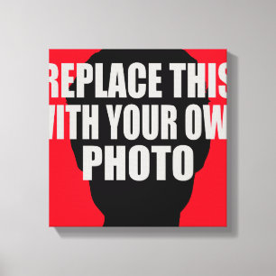 eigenes Foto hinzufügen / hochladen Leinwanddruck