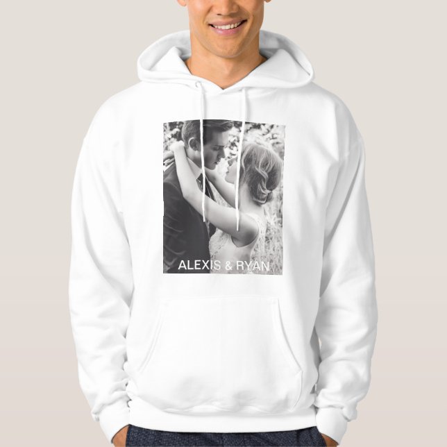 Eigenes Foto hinzufügen Hoodie (Vorderseite)