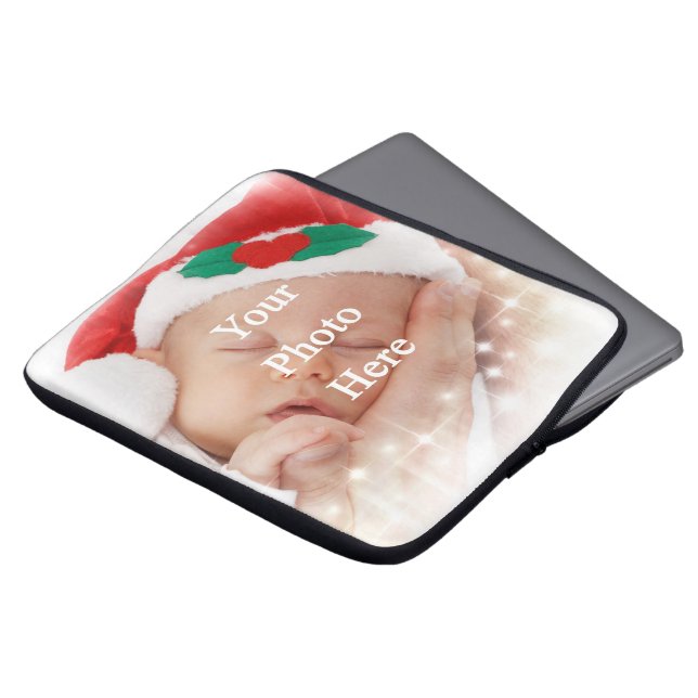 Eigenes Foto hinzufügen Laptopschutzhülle (Vorne Oben)