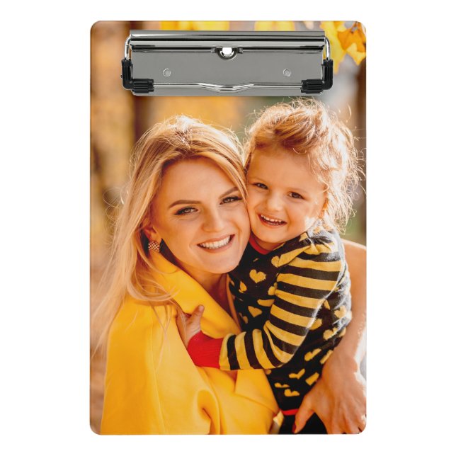 Eigenes Foto hinzufügen Mini Klemmbrett (Vorderseite)