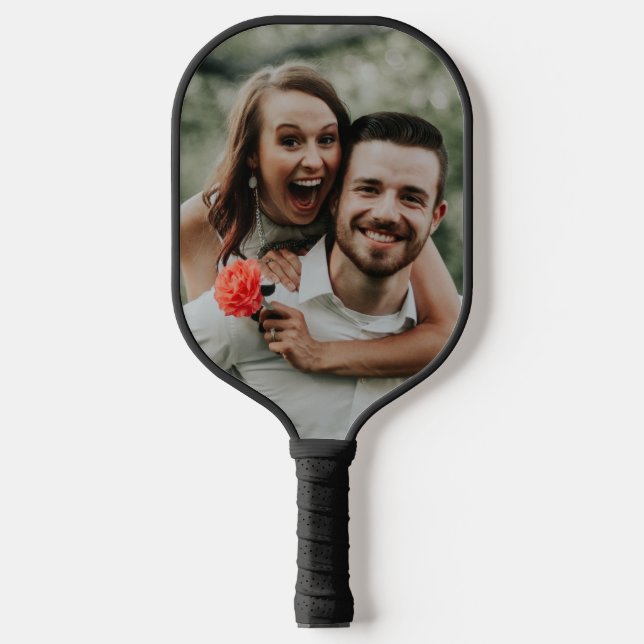 "Eigenes Foto hinzufügen" Pickleball Schläger (Vorderseite)