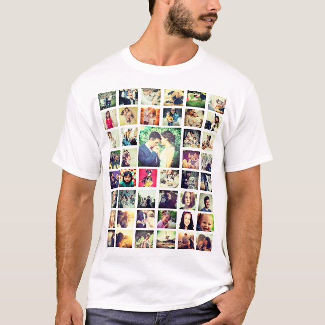 Eigenes Foto hinzufügen T-Shirt (Vorderseite)